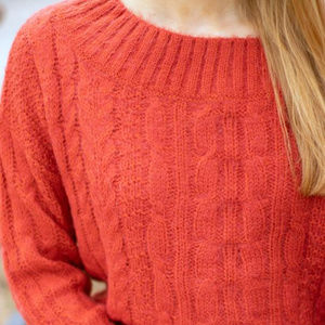 Wherever You Go Sweater in Scarlet Red